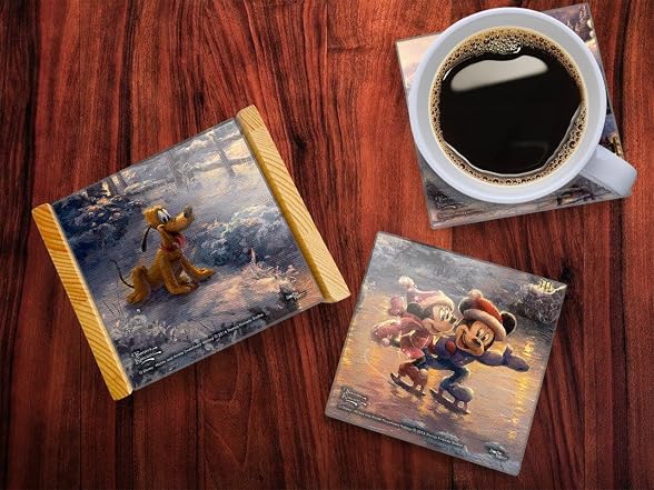 Disney Mickey and Minnie Mouse Coaster Set