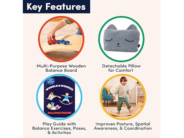 Battat Education – Wooden Balance Board