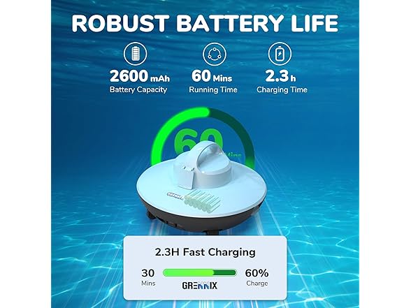 Zyerch Dual-Drive Robotic Pool Cleaner