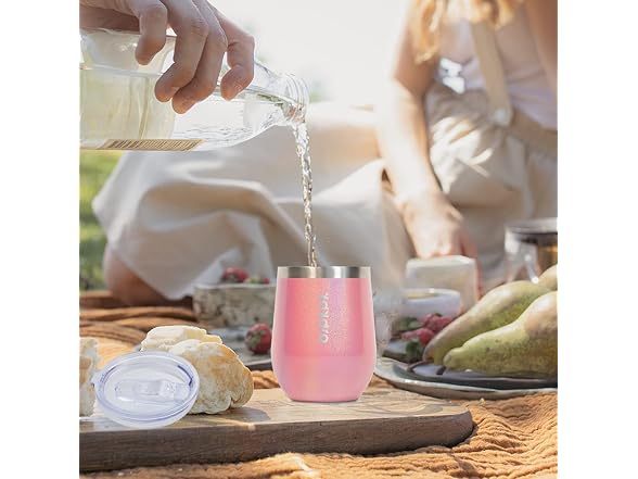 BJPKPK 2 PCS 12oz Insulated Wine Tumbler