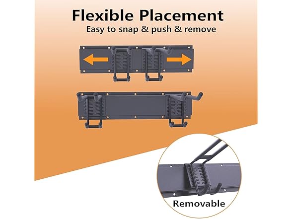 Garage Tool Organizer, 64 Inches Tool Storage Rack Wall Mount