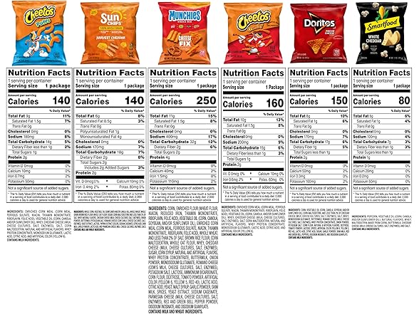 Frito-Lay Cheesy Mix Variety Pack (Pack of 21)