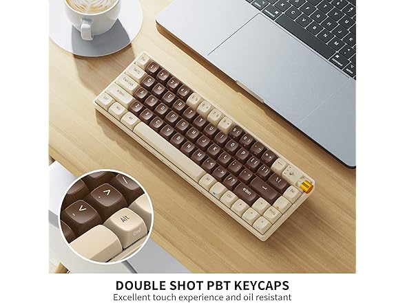 ROYALAXE R68 60% Wireless Mechanical Keyboard