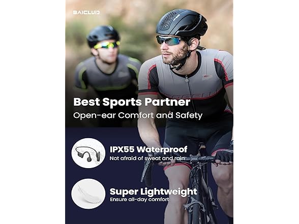 BAICLUD Bone Conduction Headphones