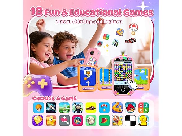 Uckqui Kids Smart Phone for Girls
