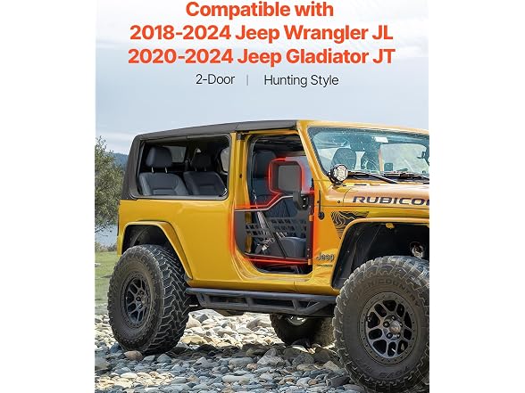 Jeep Tube Doors, 2-Door