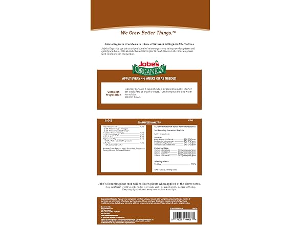 Jobe's 09926 Organic Compost Starter
