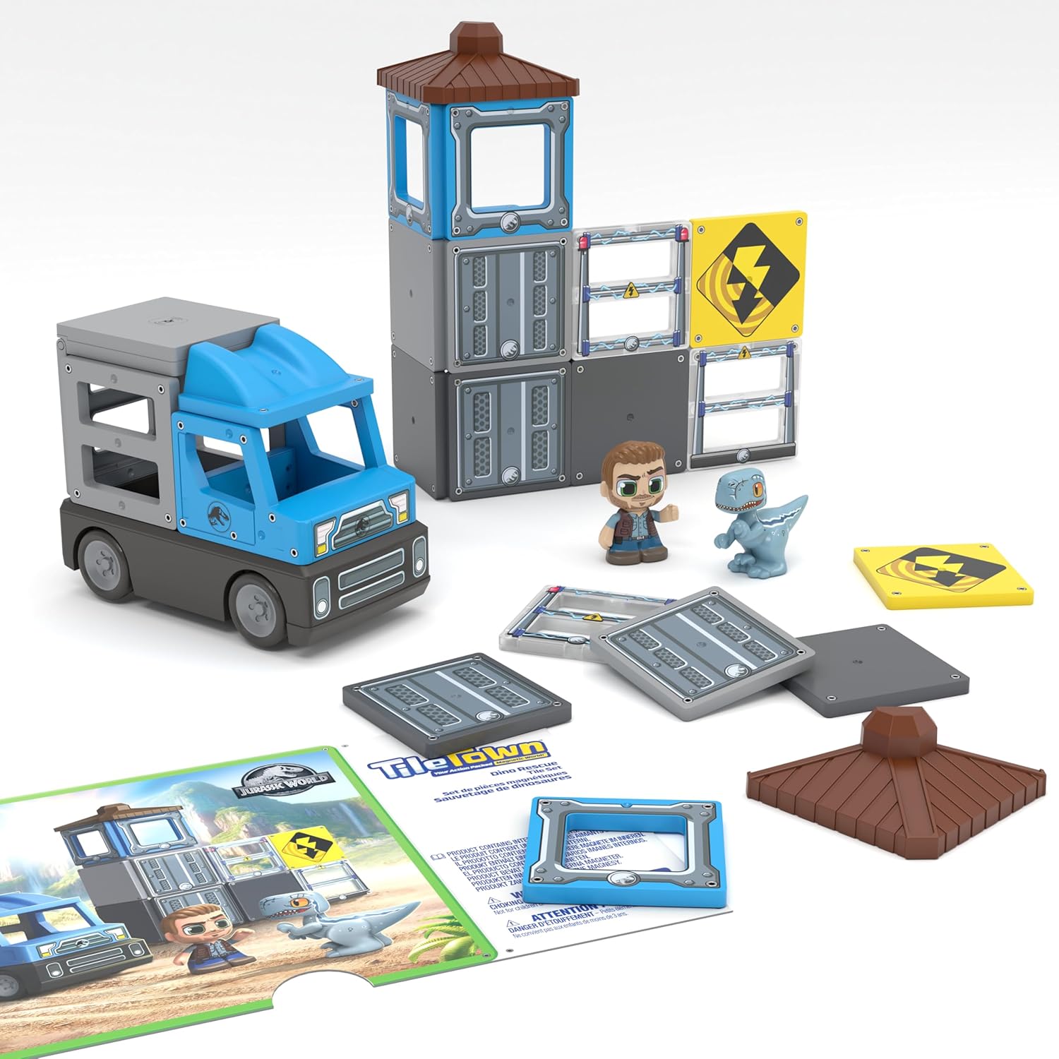 Tile Town Jurassic World Dino Magnetic Set - Gallery 3