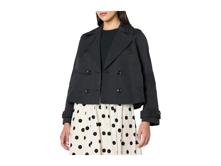 The Drop Women Mara Cropped Trench
