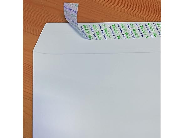 WINPAQ 6x9 White Open End Peel & Seal