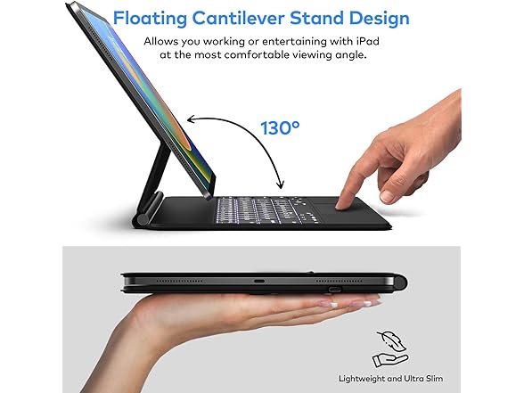 Runelk Keyboard Case for 11-inch iPad Air and Pro