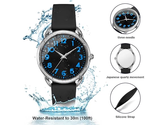 Bisley 35MM Silicone Strap Watch
