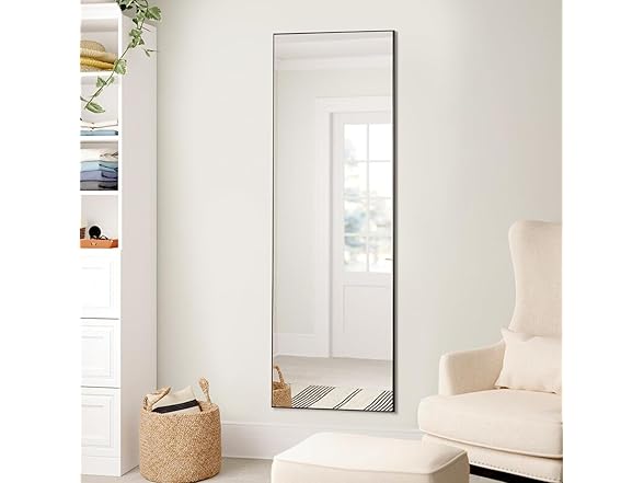 YSSOA Full Length Mirror Black 65"x22"