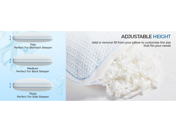 Sweetnight Cooling King Pillows 2Pk