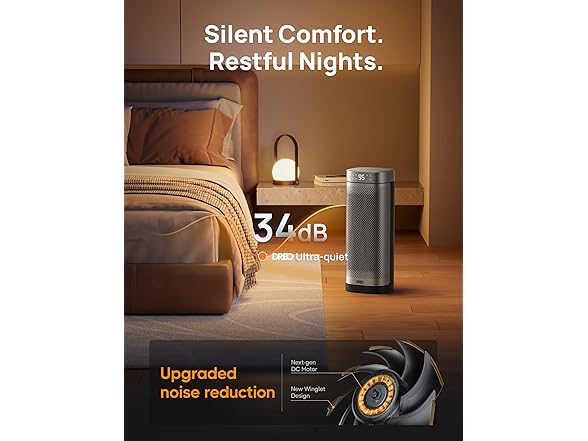 Dreo Indoor Use Space Heater, 16 Inch (Open Box)