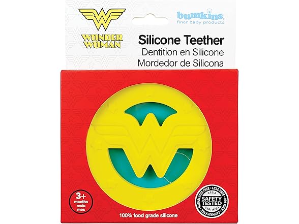 Bumkins Wonder Woman Baby Teething Toy