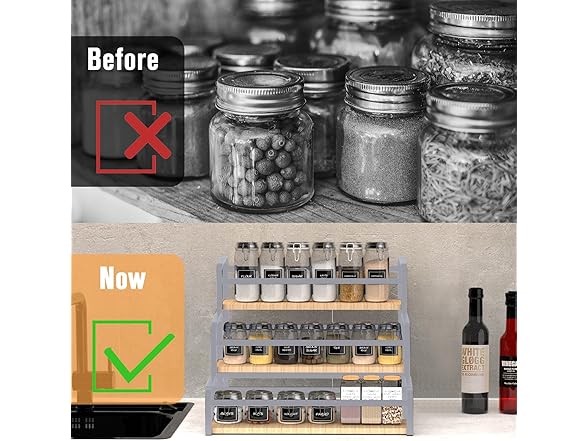 Spice Rack Organizer for Countertop