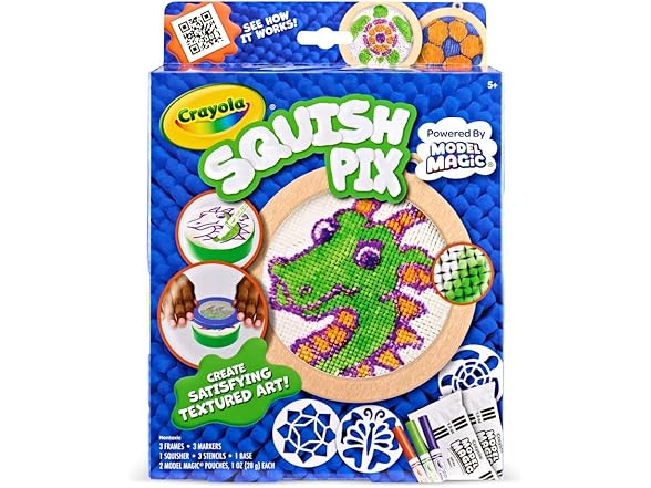 Crayola Crayola Squish Pix, Model Magic Art Kit