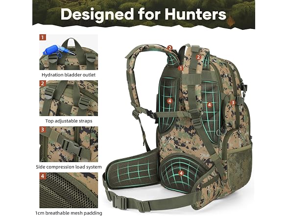 Maelstrom Tactical Backpack, 40L Military Bag