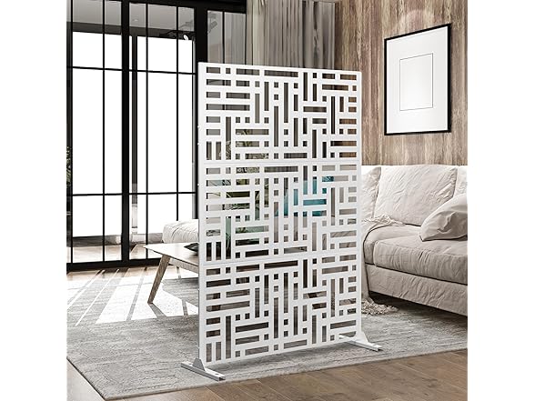 YESUNEED Metal Privacy Screen Outdoor 72"×47"