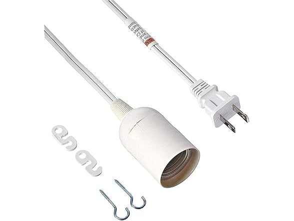 15ft Pendant Light Cord w/Switch