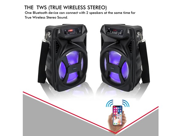 Technical Pro Portable TWS Stereo Speaker