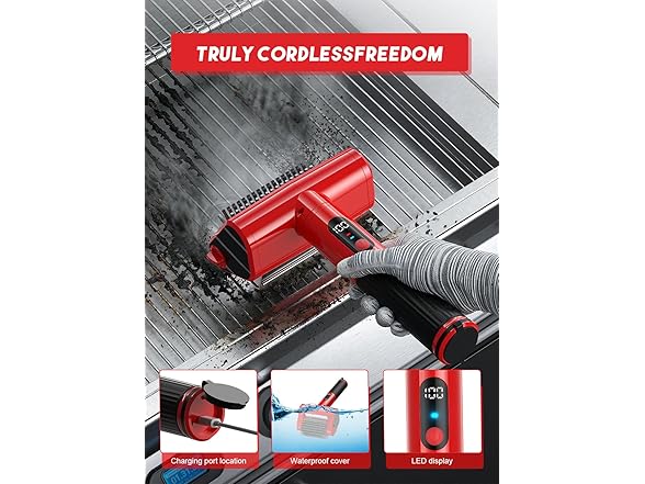 CuLiDing 800 RPM Electric Grill Brush for Outdoor