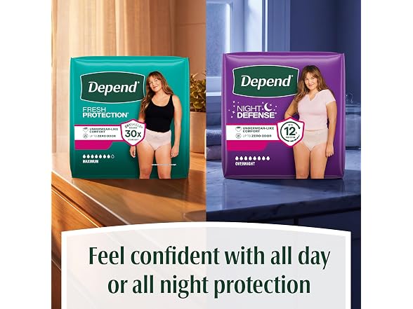 Depend 68count Fresh Protection Adult