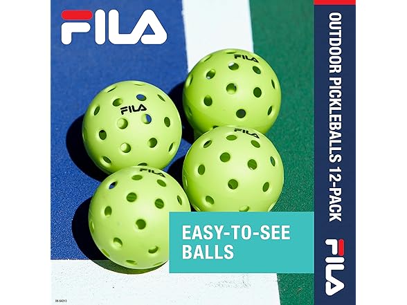 FILA Outdoor Pickleball Balls