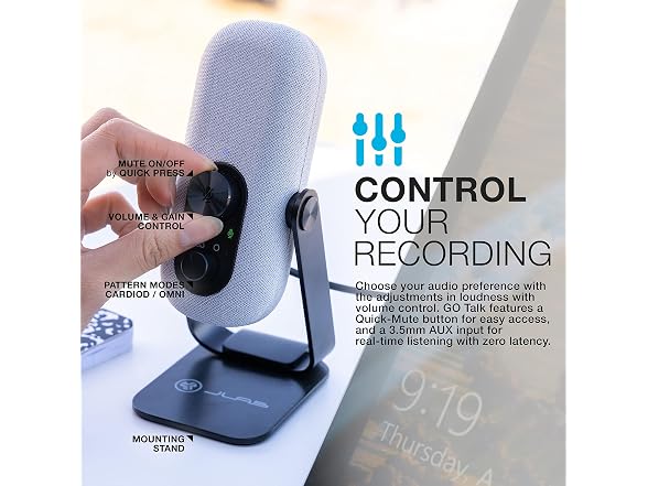 Jlab Go Talk USB Gaming Streaming Microphone