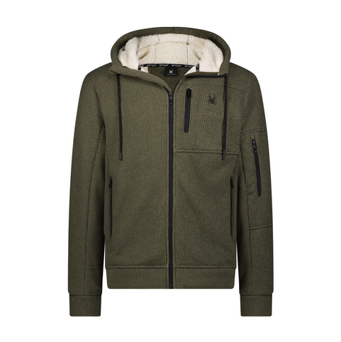 Spyder Mens Sherpa Bonded Sweater Hoodie - Gallery 5