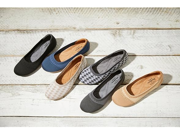 Dearfoams Women's Misty Ballet Flat 7, 10