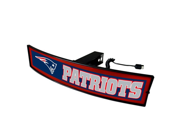 thumbnail image 2 of FANMATS New England Patriots 3D Metal Hitch Cover - Black, Fits 2" Square Hitches 2 of 14
