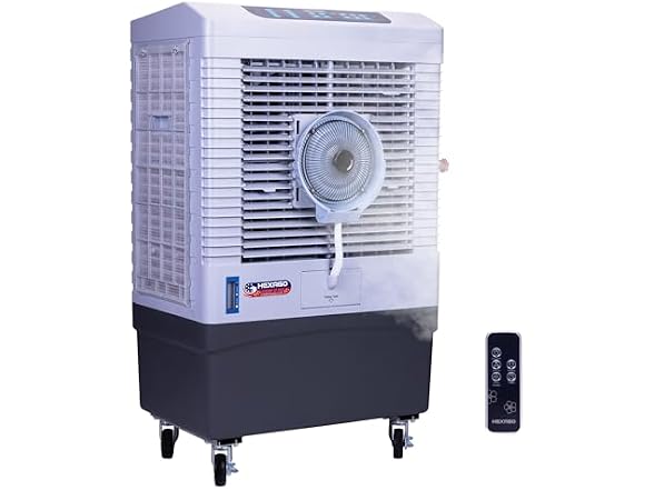 Hexago 5000 CFM Evaporative Air Cooler with Mist