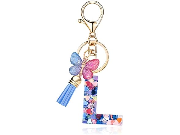 OKAICEN Fashion Initial Letter Keychain