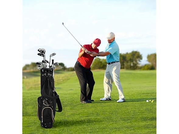 Mayjooy Golf Stand Bag, Portable Golf Bag w/8 Way
