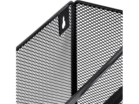 File Wall Rack, One-Piece 12 Pockets Mesh Wall
