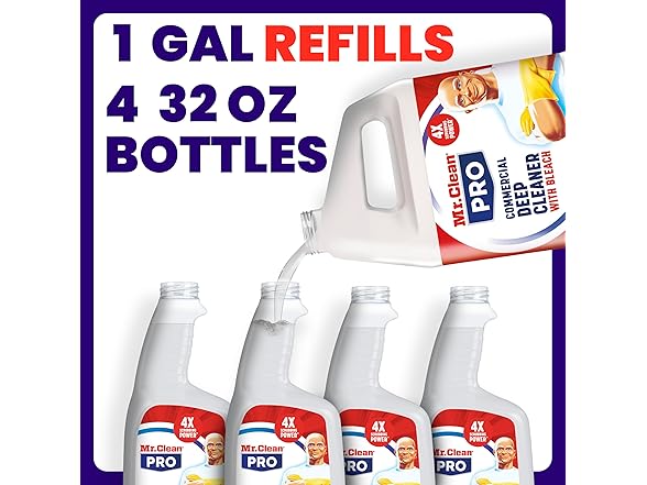 P&G PROFESSIONAL Mr. Clean PRO Deep Cleaner 1 gal, Case of 3
