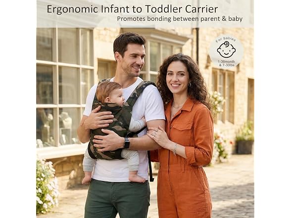 MISSWISDOM Baby Carrier Camouflage