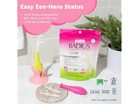 RADIUS EcoFlex Kids Floss Pick Starter