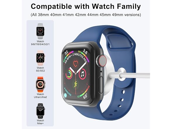 Amasuki 2Pack Upgraded for Apple Watch Charger