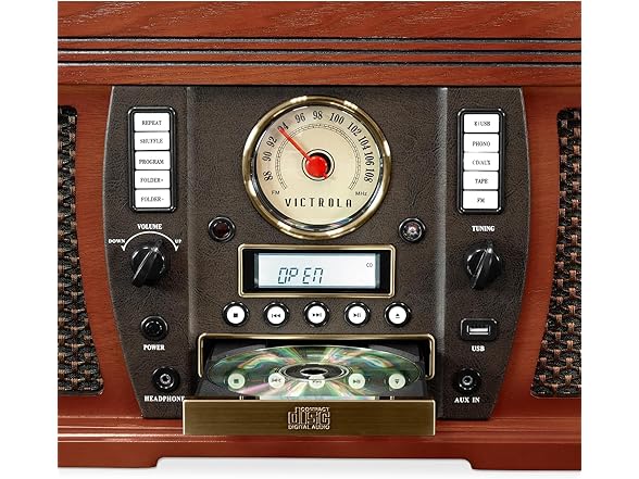 Victrola Aviator 8-in-1 Bluetooth Record Player