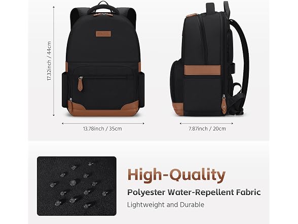 RealCool 15.6-17.3" Laptop Backpack, 31L
