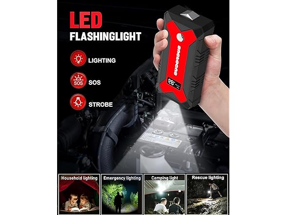 SUCFOCUS Jump Starter | 4000A