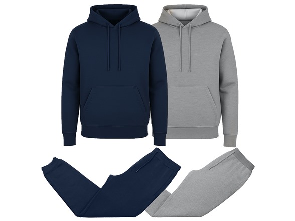 Navy & Heather Grey