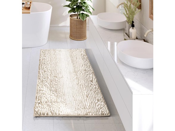 Hearth & Harbor Bathroom Rugs, Chenille Bath Mat