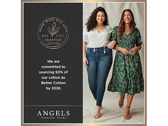 Angels Forever Young Women Everbreeze Wide Jeans