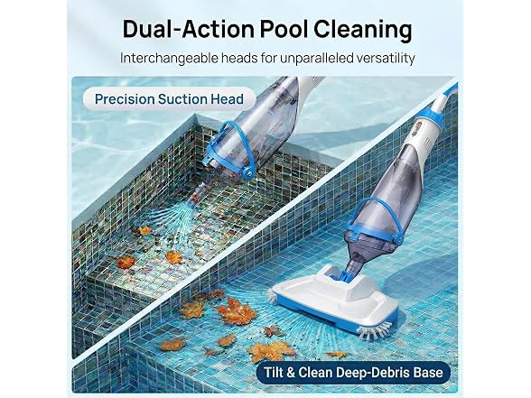 Consciot Pool Vacuum for Above Ground Pool & Inground Pool