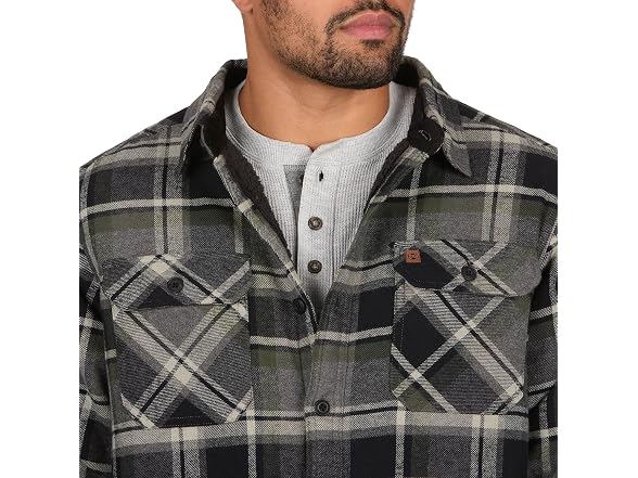 Coleman Men (L) Sherpa Lined Yukon Flannel Jackets