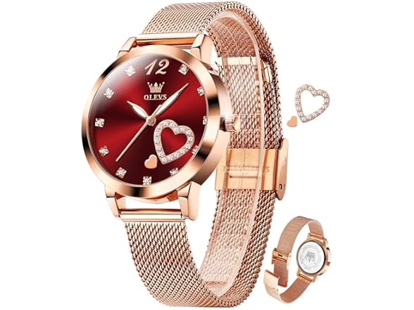 OLEVS Women’s Mesh Dress Watch
